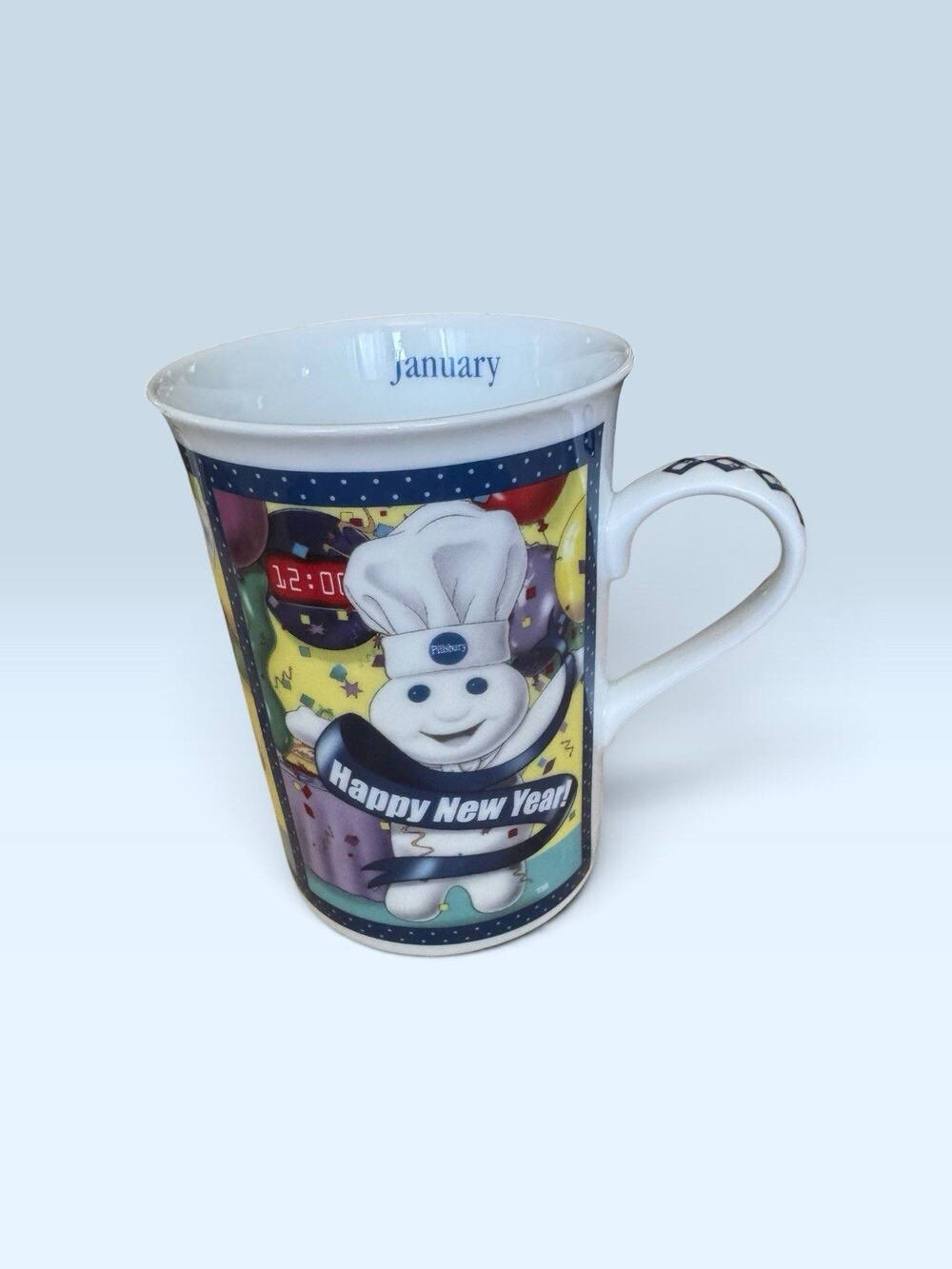 Pillsbury Doughboy Danbury Mint Collector Mug January 2001